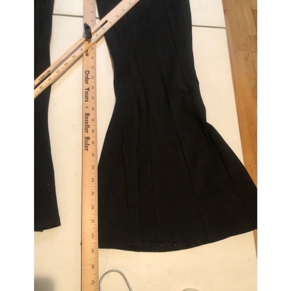 Roberto Robledo I.Maglin  size medium black Fitted & Flare stretch high rise - Picture 14 of 14